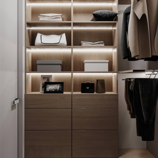 Спальня та гардеробна